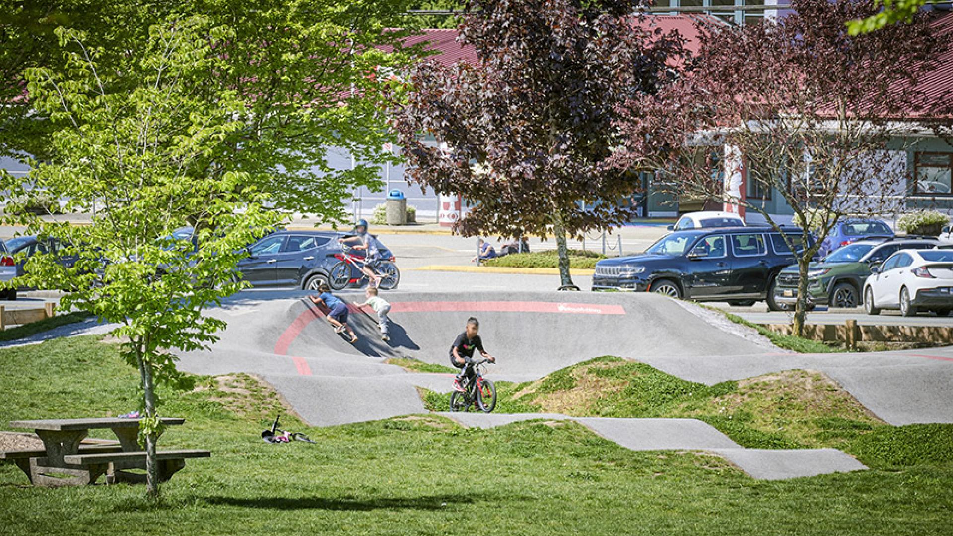 Pump track in Mission