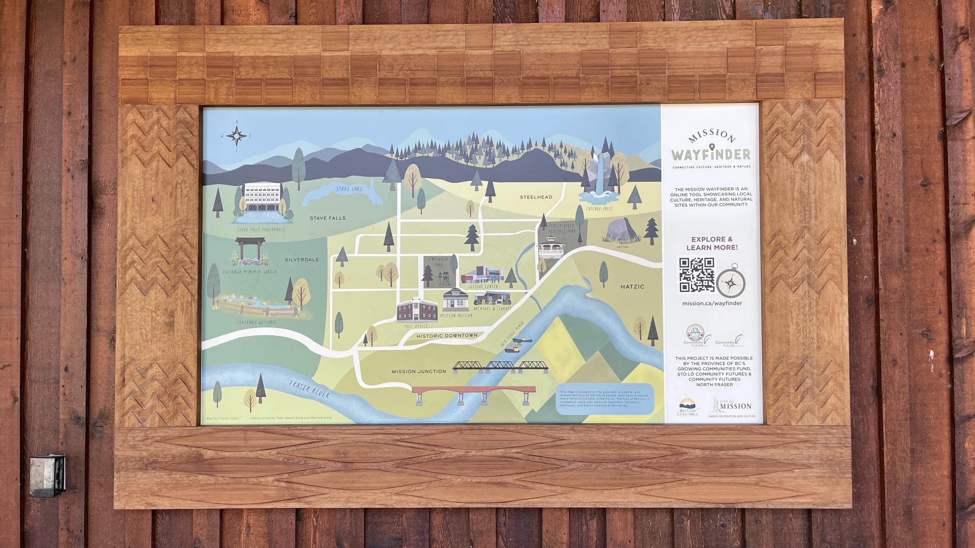 Map in FRHP with info on the Mission Wayfinder