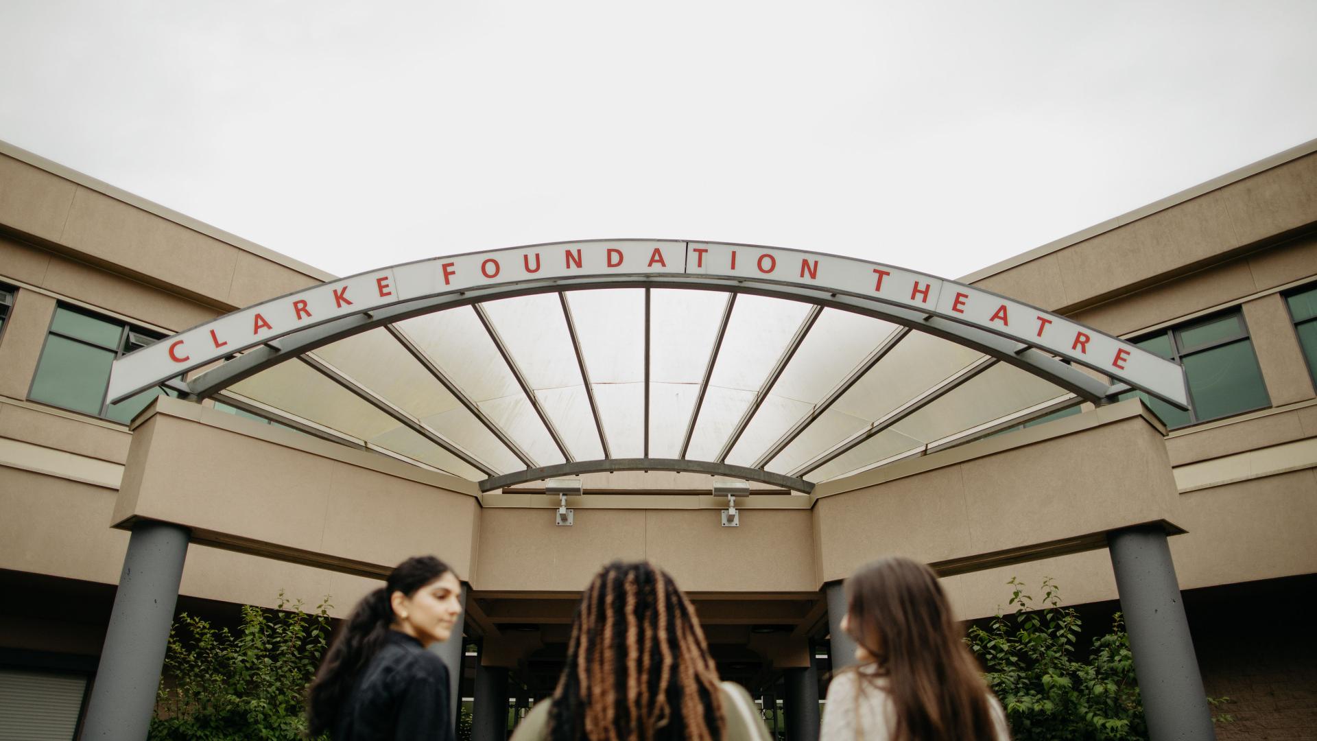 Clarke Theatre Entrance
