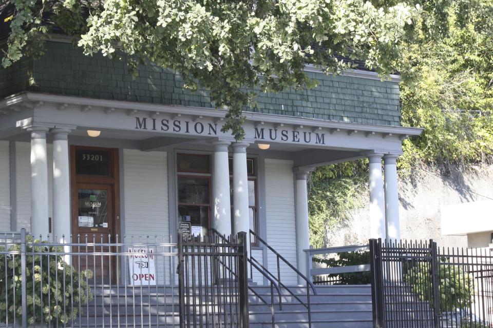 The Front Porch of the Mission Museum