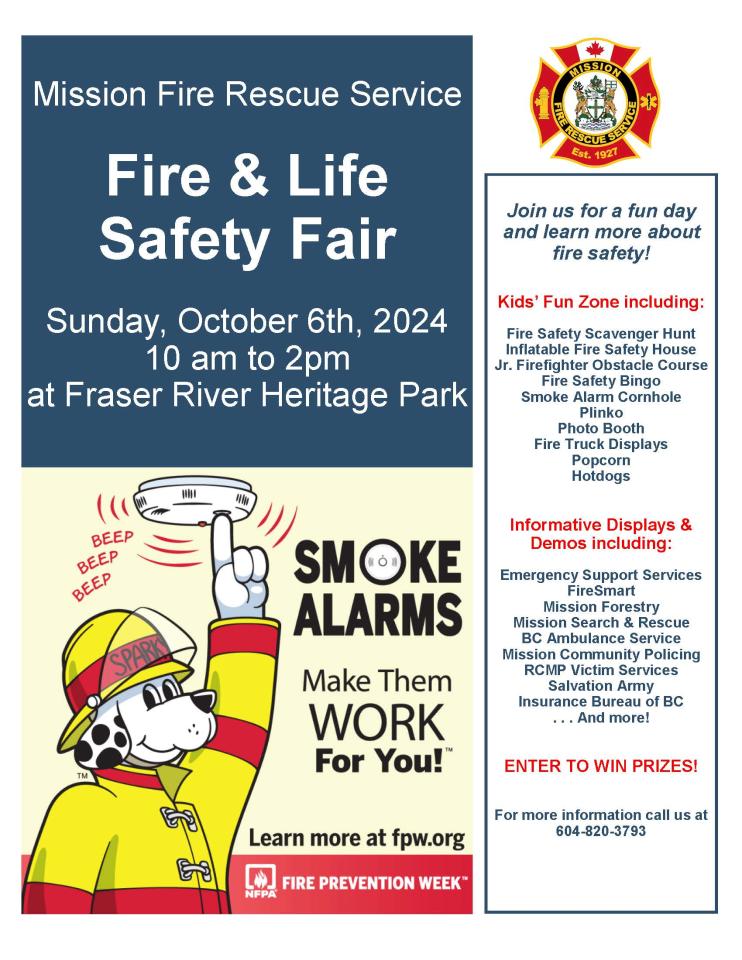 MFRS Fire & Life Safety Fair, Oct. 6, 2024 