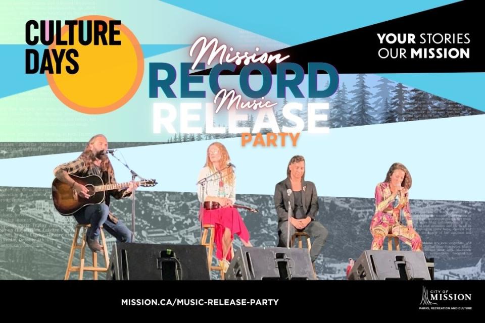Mission Record Music Release Party Invitation - October 4, 7pm Clarke Theatre