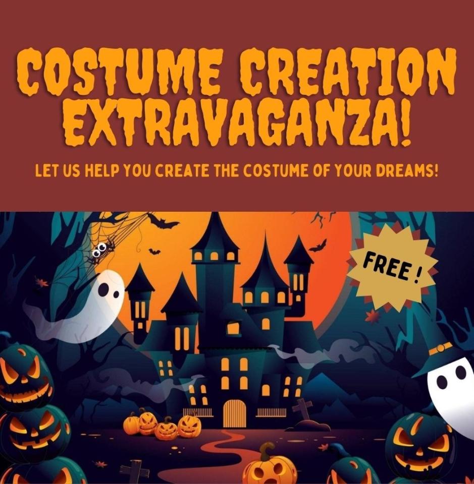 Promotion image for Costume Creation Event Oct 26