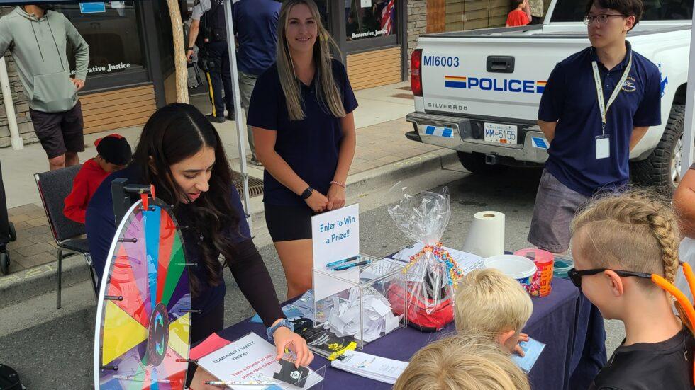Crime Prevention Table at Mission Fest