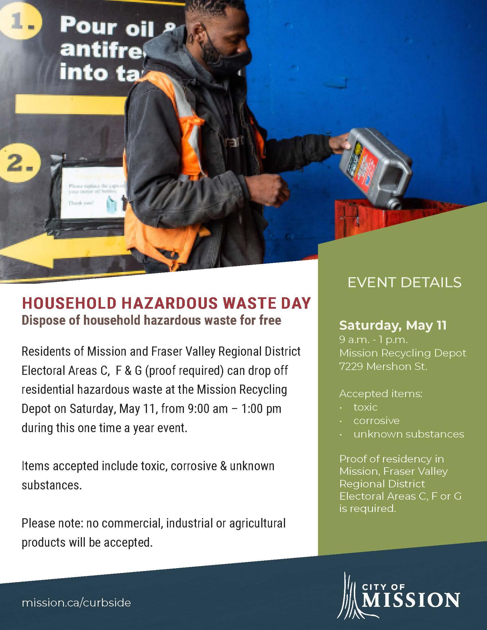 Household Hazardous Waste Day 2024